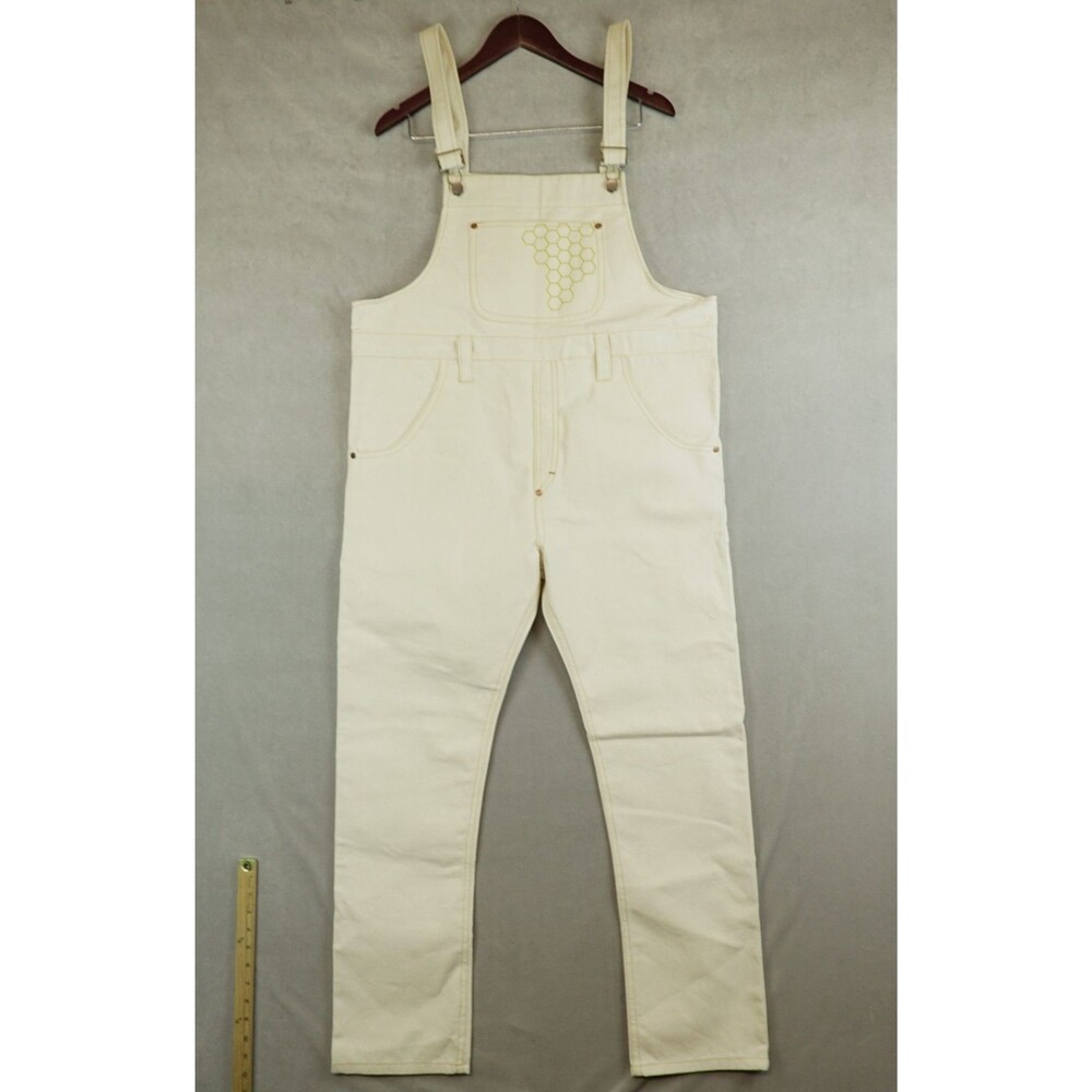 NWOT Sheila Rashid Overalls Jack Daniels Collab Tennessee Honey L/XL Designer US